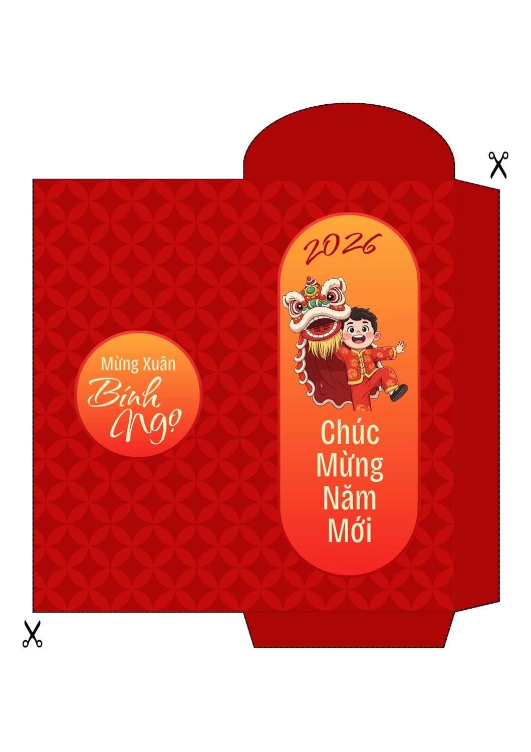 Các mẫu bao lì xì tết đẹp