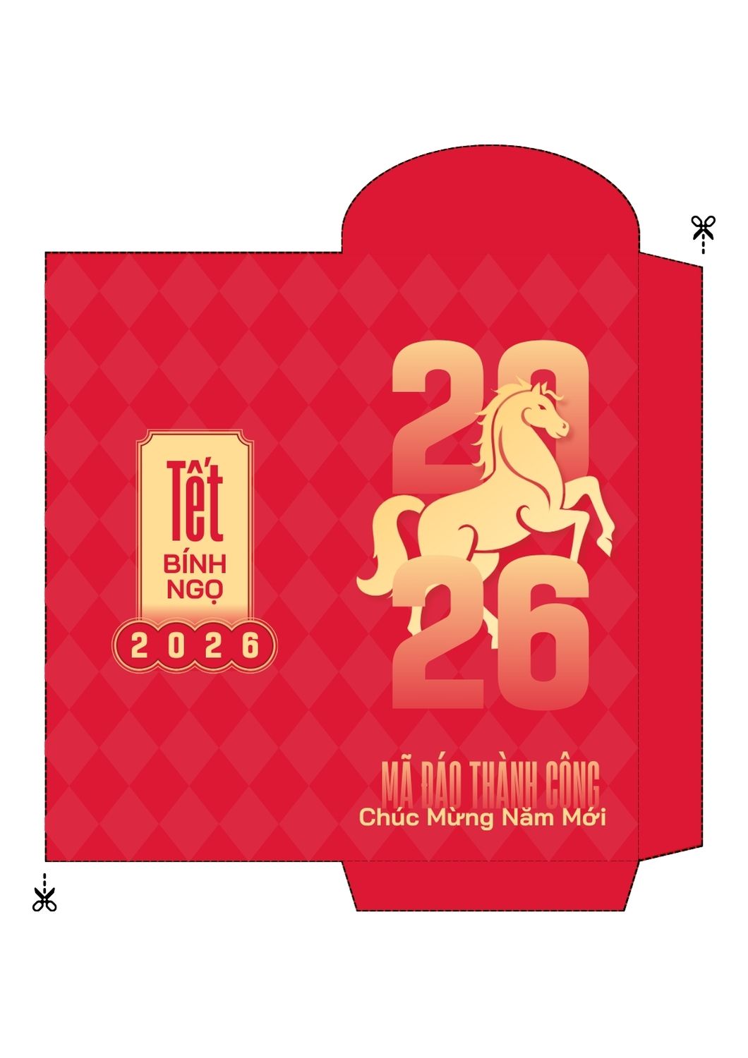 Các mẫu bao lì xì tết đẹp