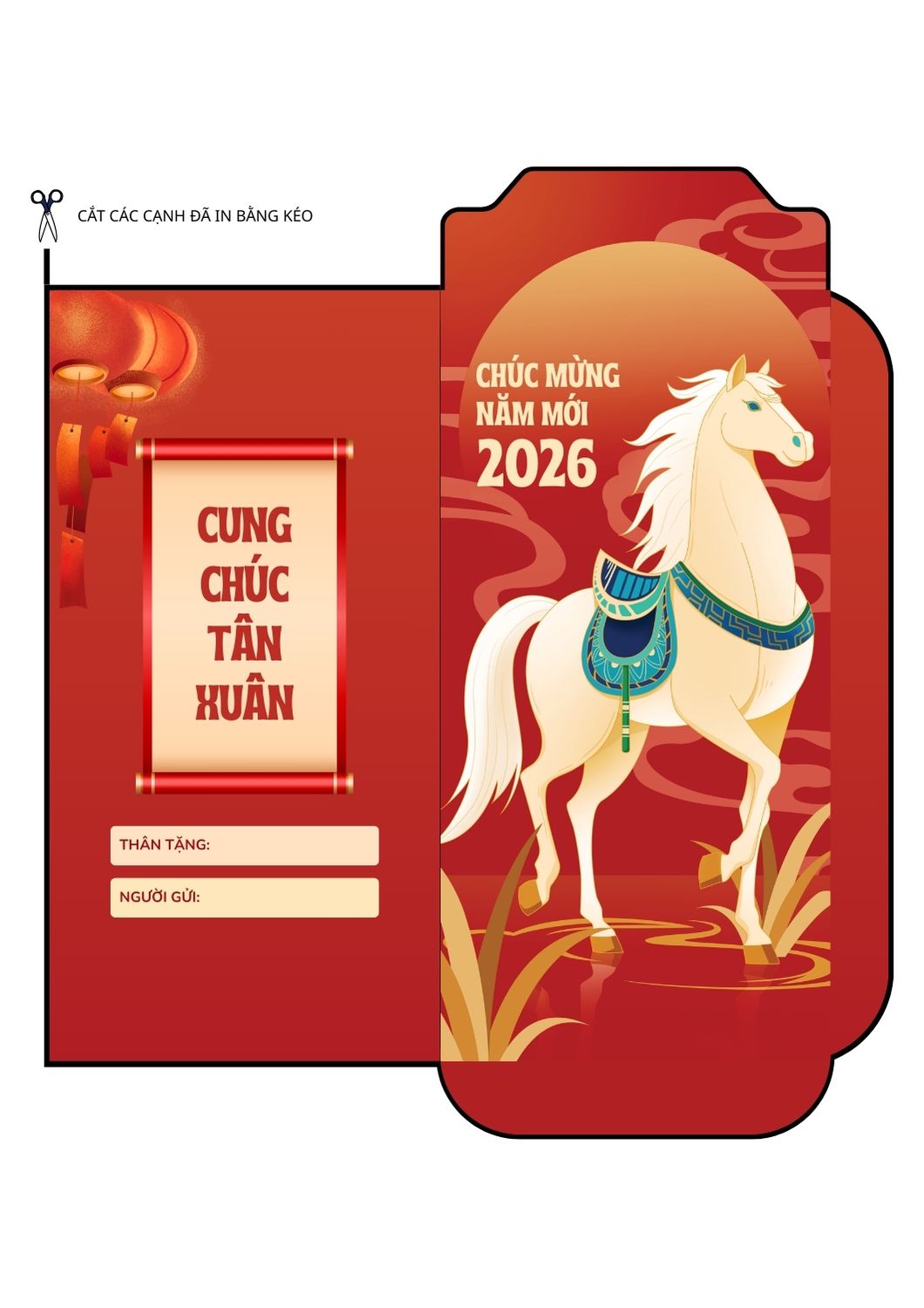 Các mẫu bao lì xì tết đẹp