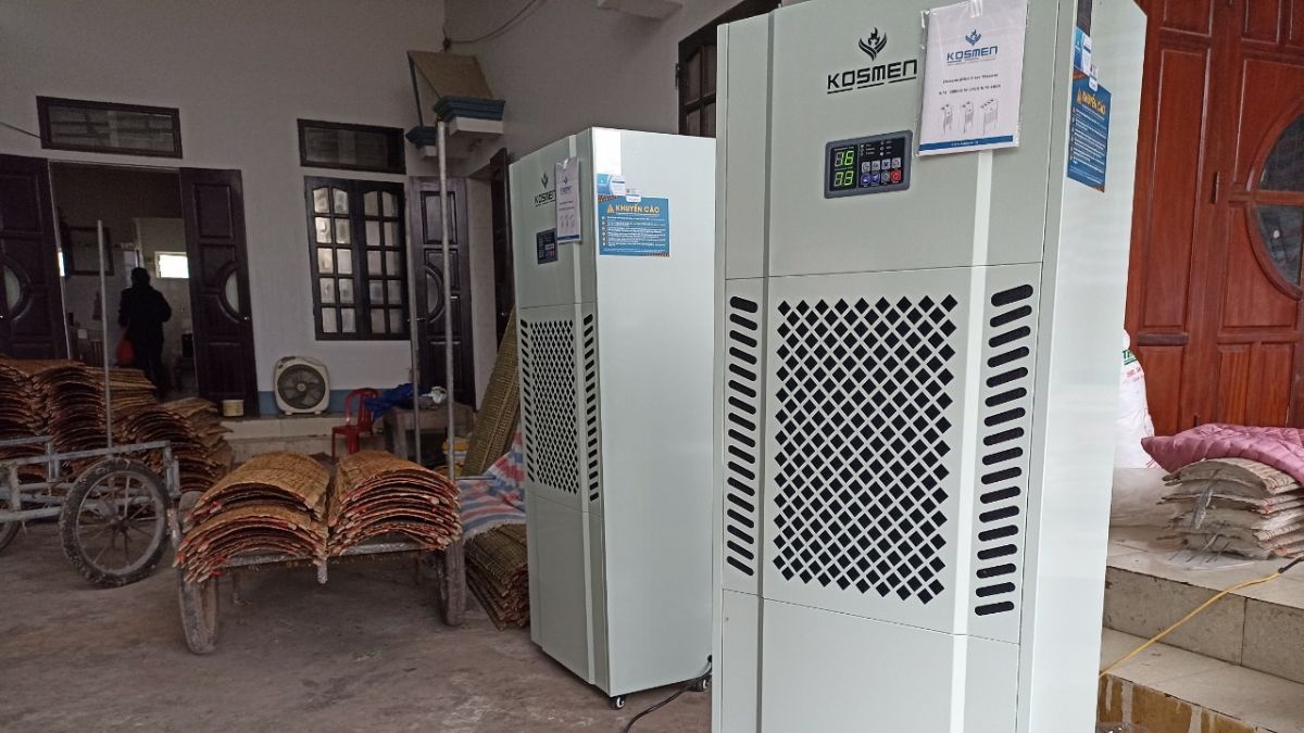 Tại sao các xưởng sản xuất cần máy hút ẩm 100m2?