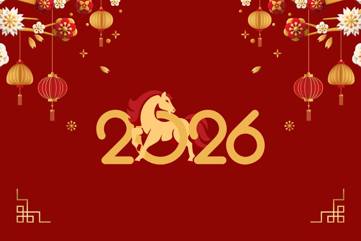 Xu hướng thiết kế poster chúc Tết năm Bính Ngọ 2026