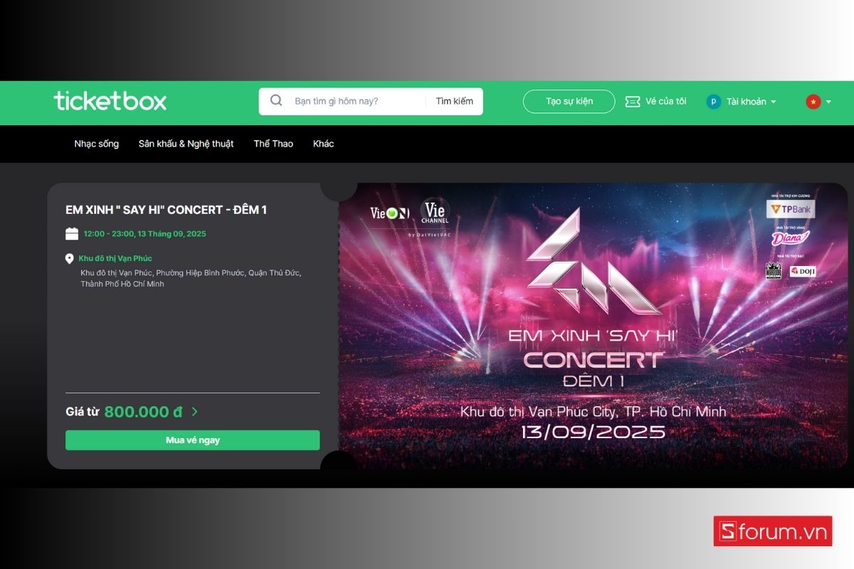 Bí kíp săn vé Concert Em Xinh Say Hi thành công 7