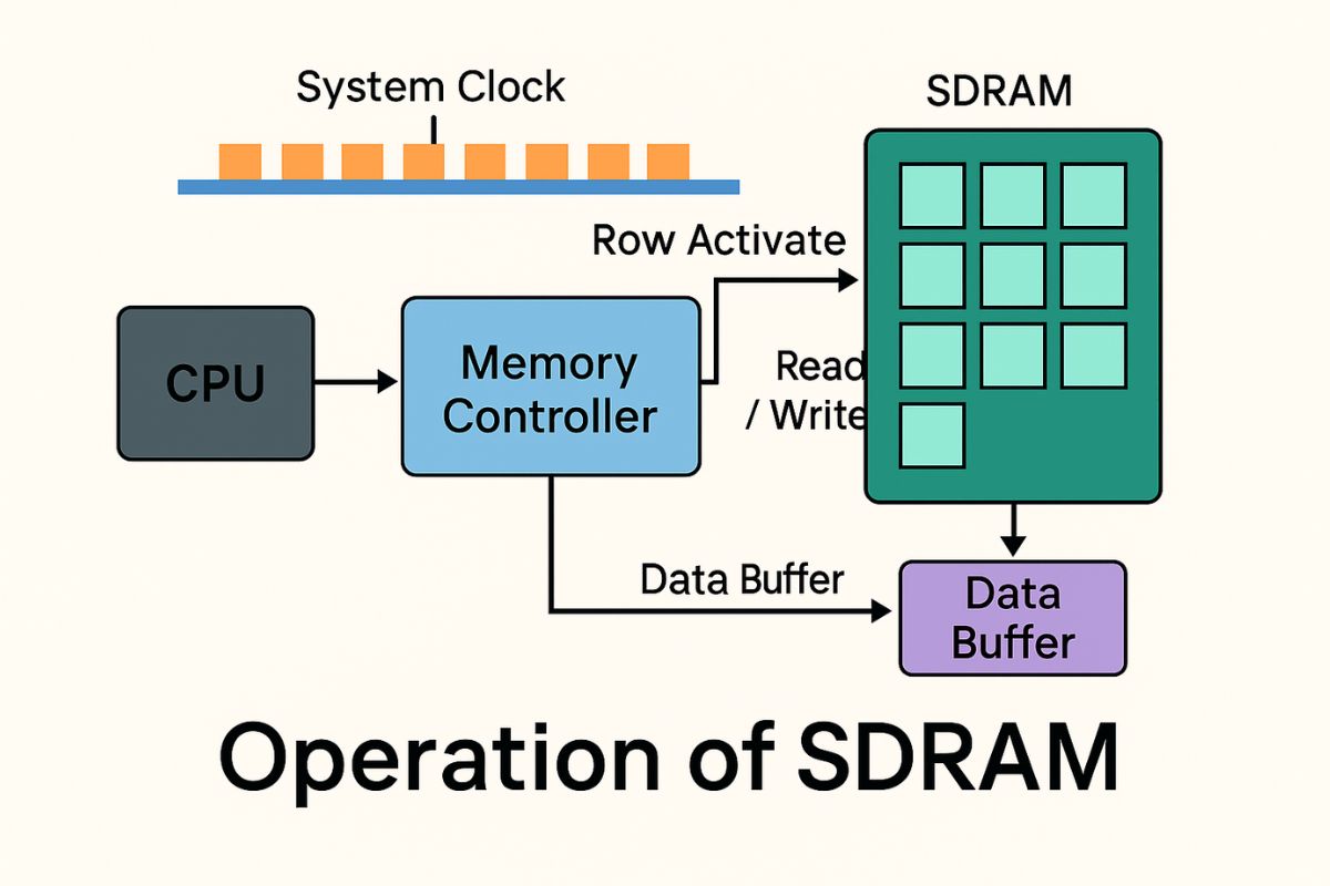 Nguyên lý hoạt động của SDRAM