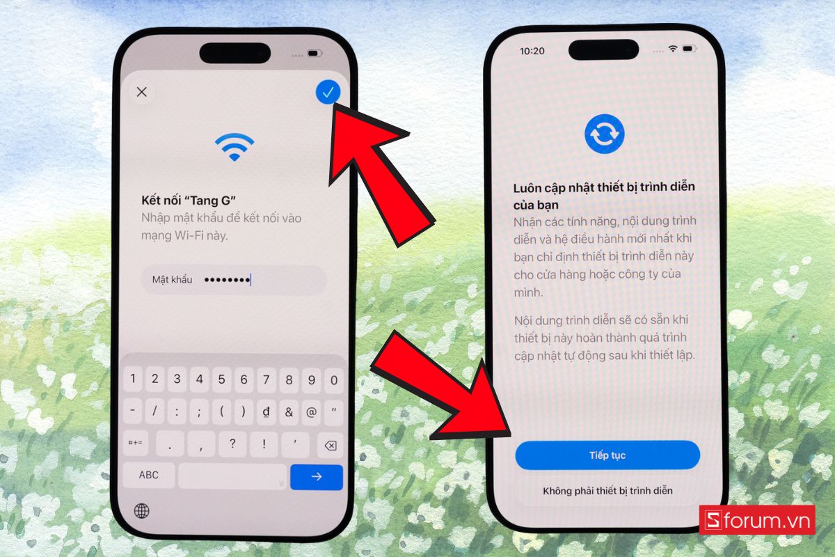 Hướng dẫn cách cài đặt iPhone mới mua bước 4