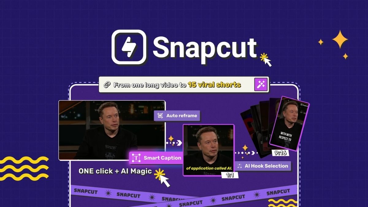 Snapcut AI: Giải pháp AI giúp cắt video TikTok, Reels, Shorts nhanh chóng 1