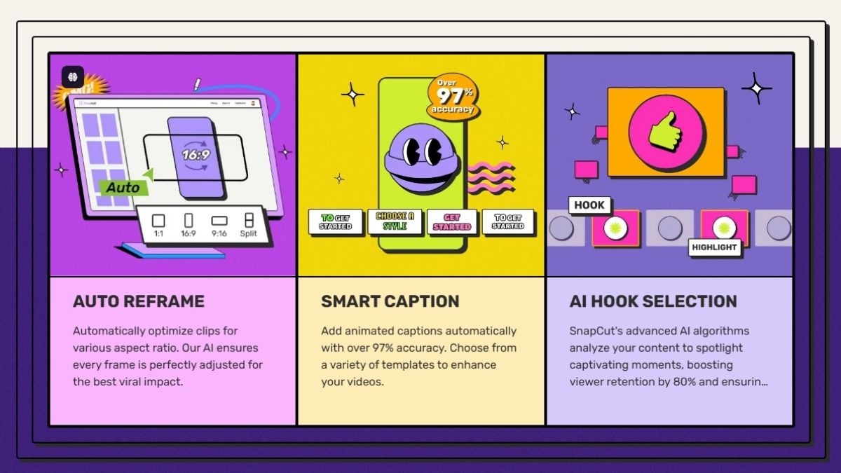 Snapcut AI: Giải pháp AI giúp cắt video TikTok, Reels, Shorts nhanh chóng 6