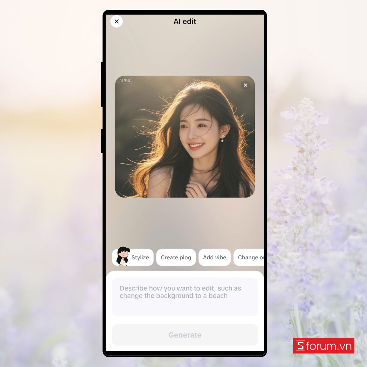 Mẹo sử dụng tính năng trên app Xinghui 星绘 để chỉnh ảnh đẹp như phim 4
