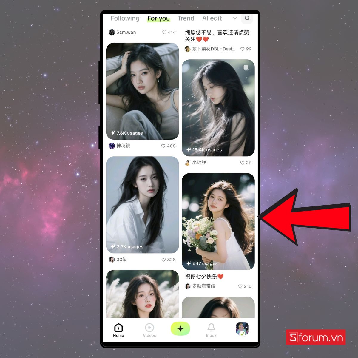 Mẹo sử dụng tính năng trên app Xinghui 星绘 để chỉnh ảnh đẹp như phim 9