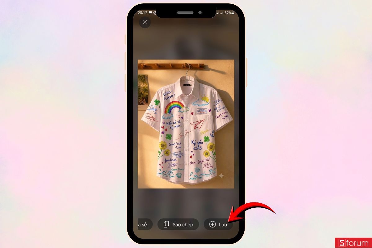 Hướng dẫn tạo ảnh trend áo ký tên kỷ yếu đang viral trên TikTok bằng AI 15