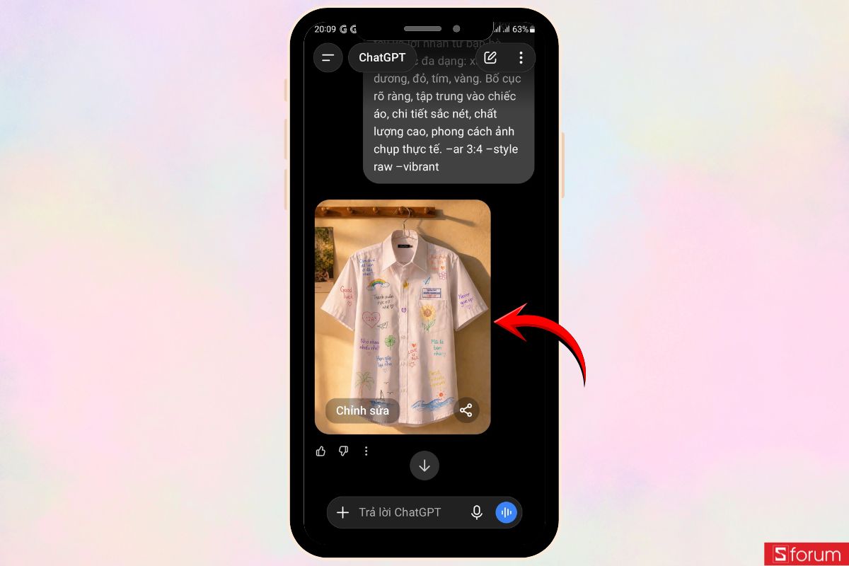 Hướng dẫn tạo ảnh trend áo ký tên kỷ yếu đang viral trên TikTok bằng AI 7