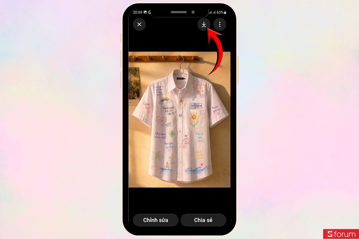 Hướng dẫn tạo ảnh trend áo ký tên kỷ yếu đang viral trên TikTok bằng AI 8