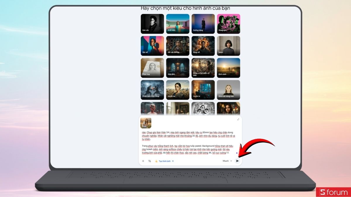 Hướng dẫn tạo avatar 8/3 bằng AI Gemini cực đơn giản 4