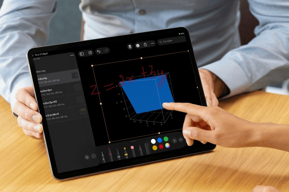 tạo đồ thị 3D trên iPadOS 26 1