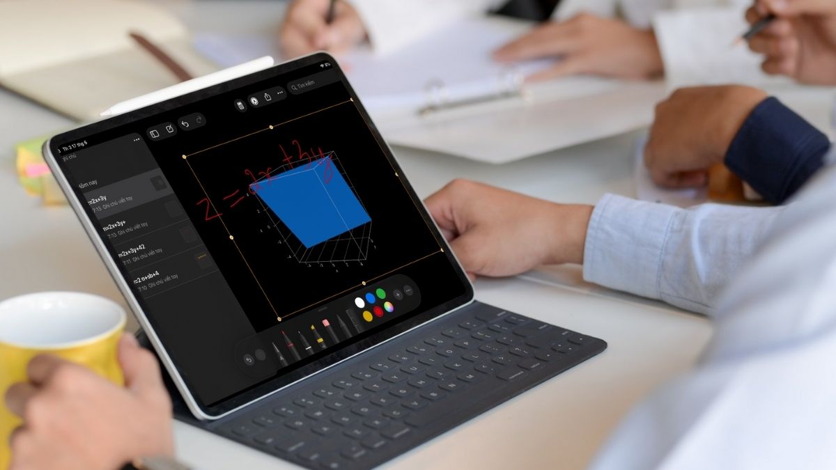 Tạo đồ thị 3D trên iPadOS 26 cực dễ với Math Notes mới