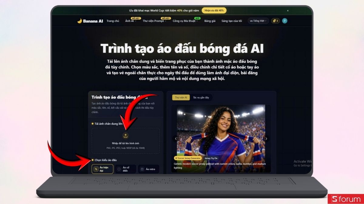 Cách tạo hình mặc áo đấu của đội bóng bằng AI miễn phí, cực chân thực 2