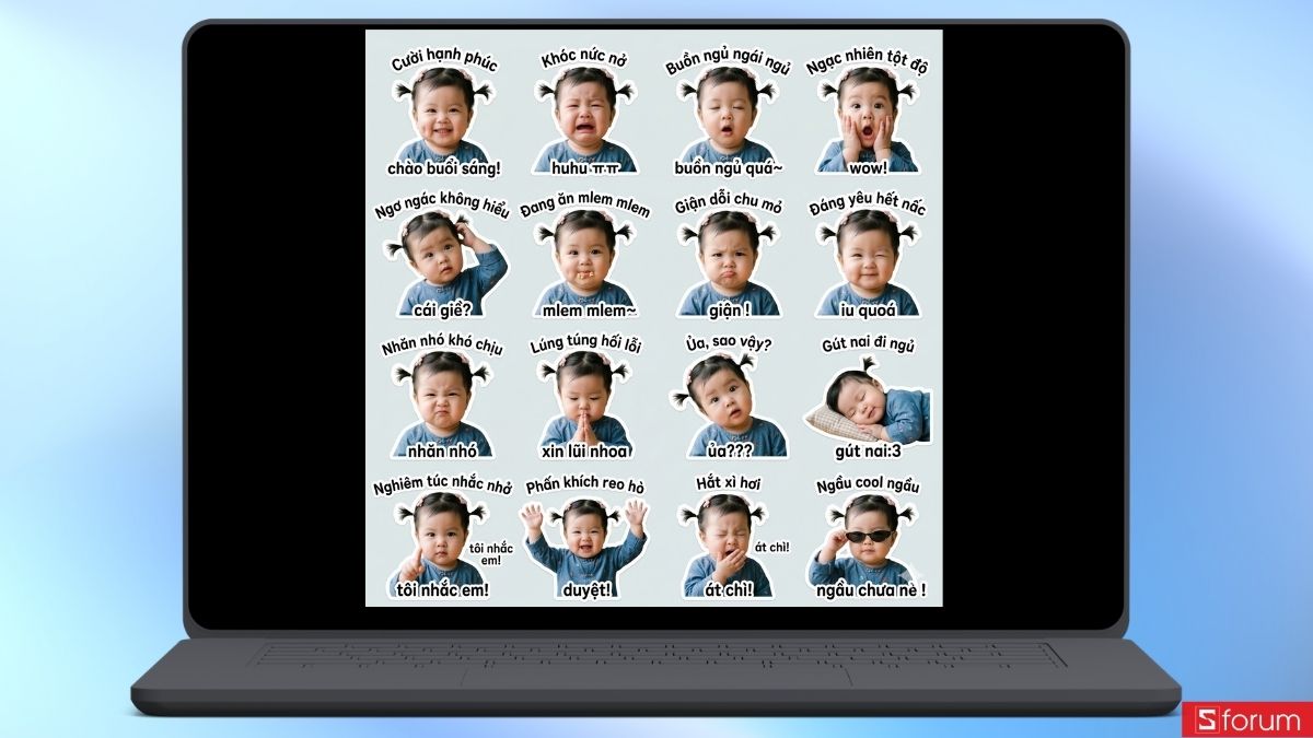 Hướng dẫn chi tiết tạo sticker cho con bằng AI siêu dễ 15