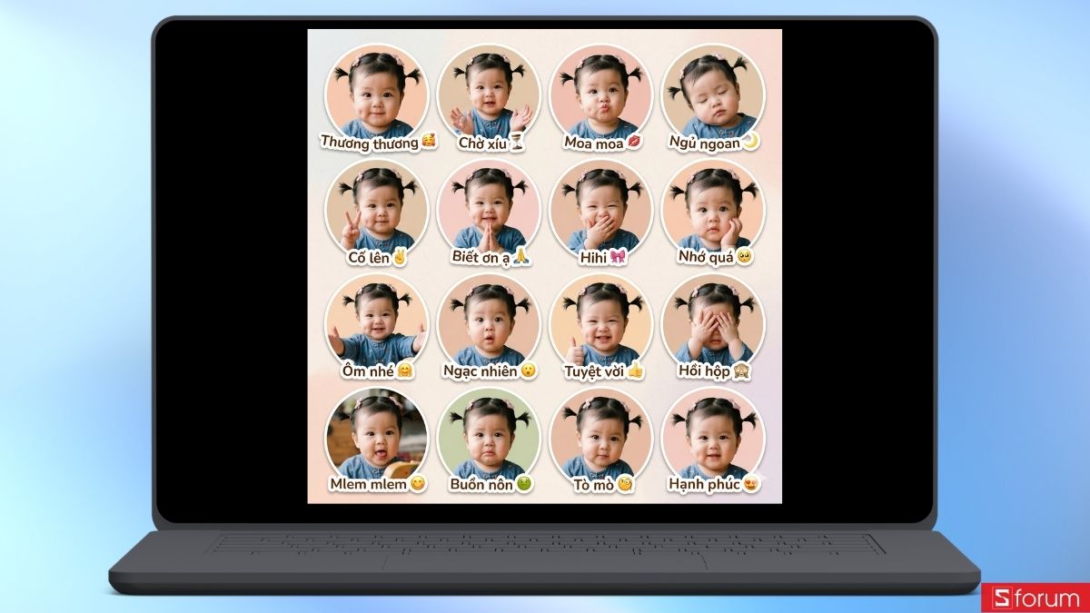 Hướng dẫn chi tiết tạo sticker cho con bằng AI siêu dễ 17