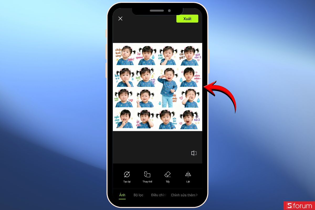 Hướng dẫn chi tiết tạo sticker cho con bằng AI siêu dễ 5