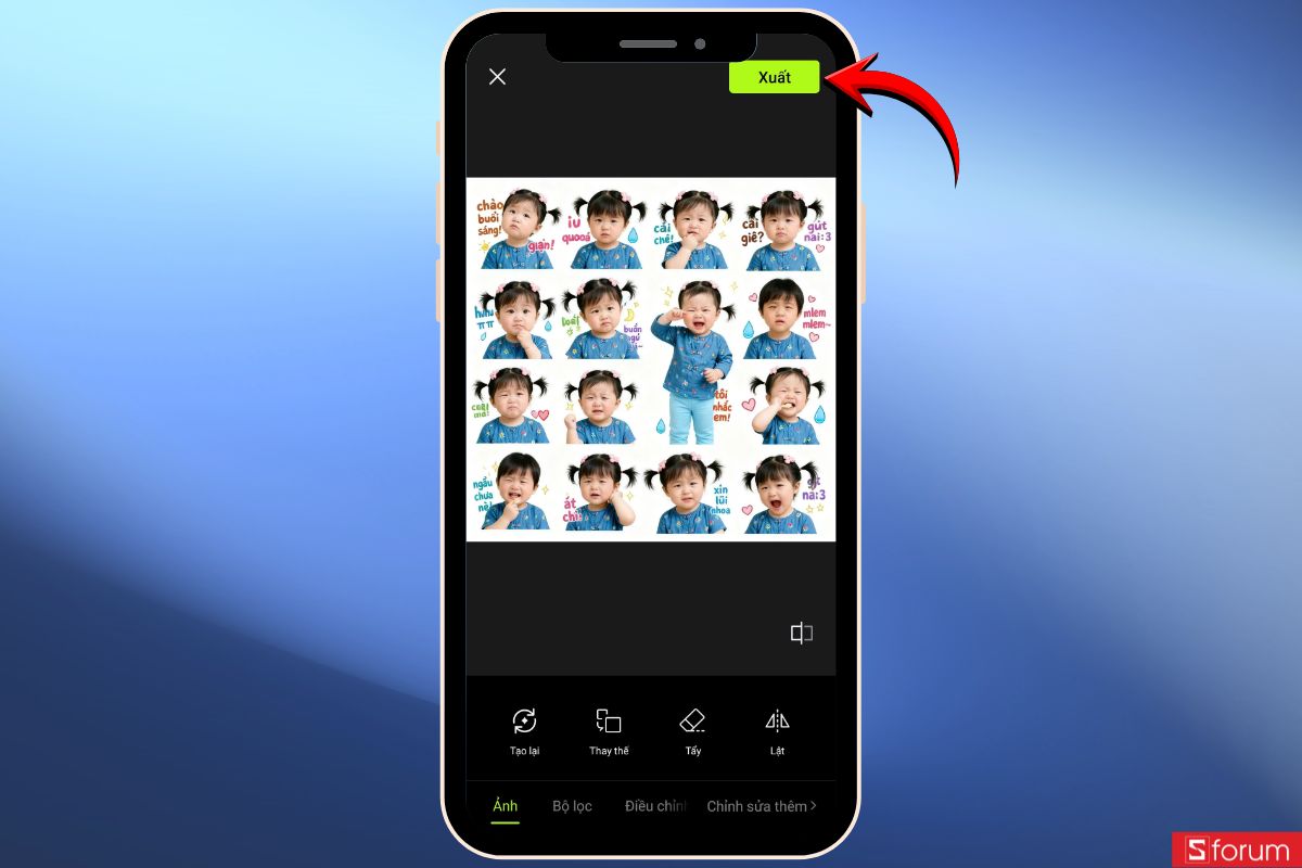 Hướng dẫn chi tiết tạo sticker cho con bằng AI siêu dễ 7