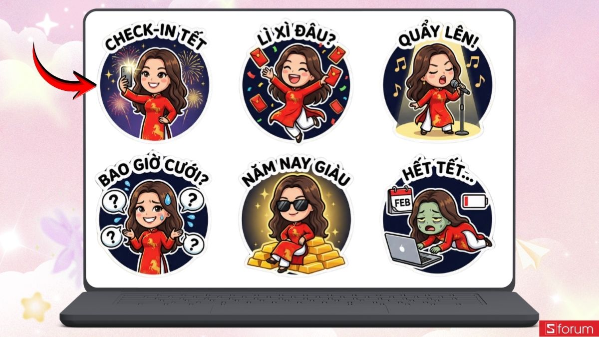 Cách tạo Sticker Tết bằng AI đang khiến dân mạng phát sốt Tết Bính Ngọ 5
