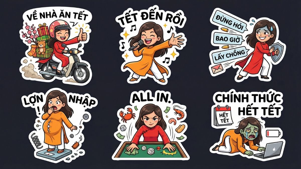 Cách tạo Sticker Tết bằng AI đang khiến dân mạng phát sốt Tết Bính Ngọ bg