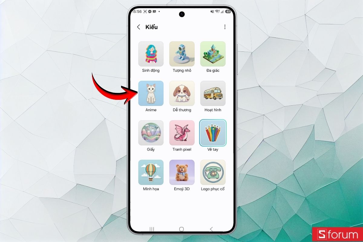 Hướng dẫn tạo sticker, thiệp hình nền với Creative Studio Galaxy S26 10