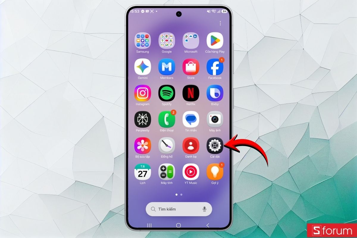 Hướng dẫn tạo sticker, thiệp hình nền với Creative Studio Galaxy S26 2