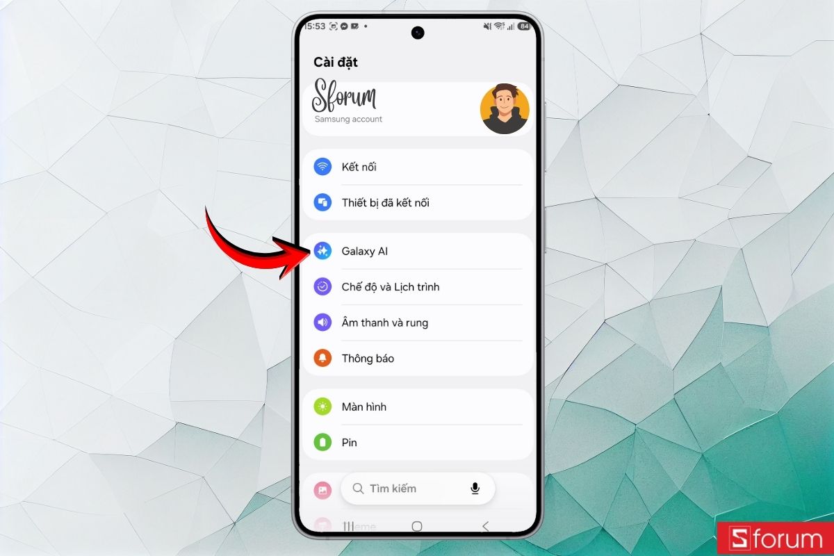 Hướng dẫn tạo sticker, thiệp hình nền với Creative Studio Galaxy S26 3