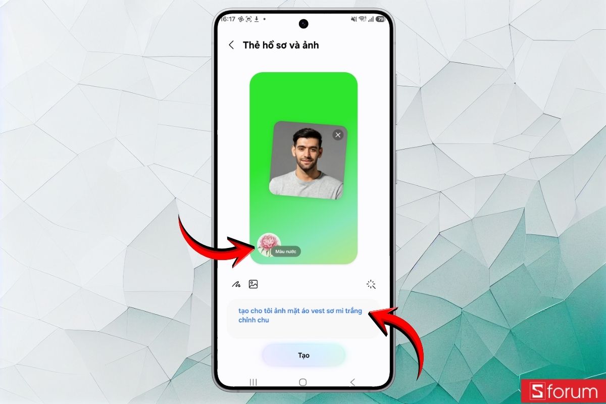 Hướng dẫn tạo sticker, thiệp hình nền với Creative Studio Galaxy S26 32