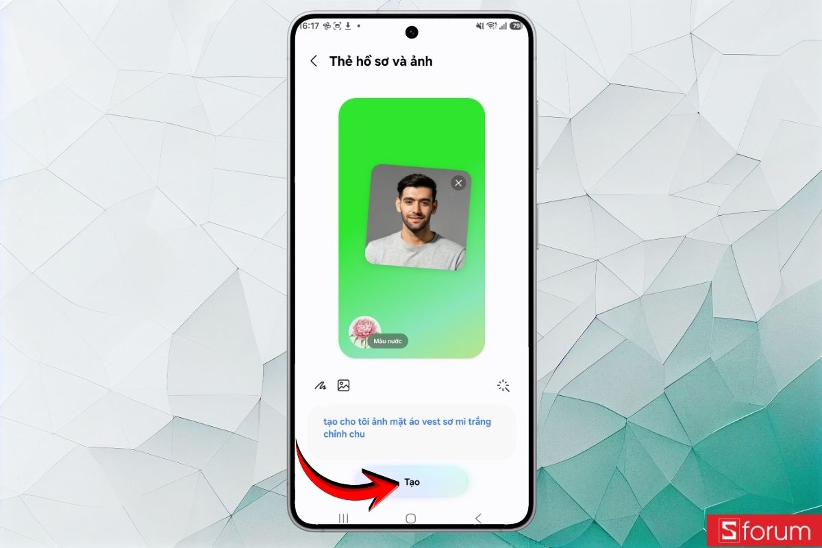 Hướng dẫn tạo sticker, thiệp hình nền với Creative Studio Galaxy S26 33