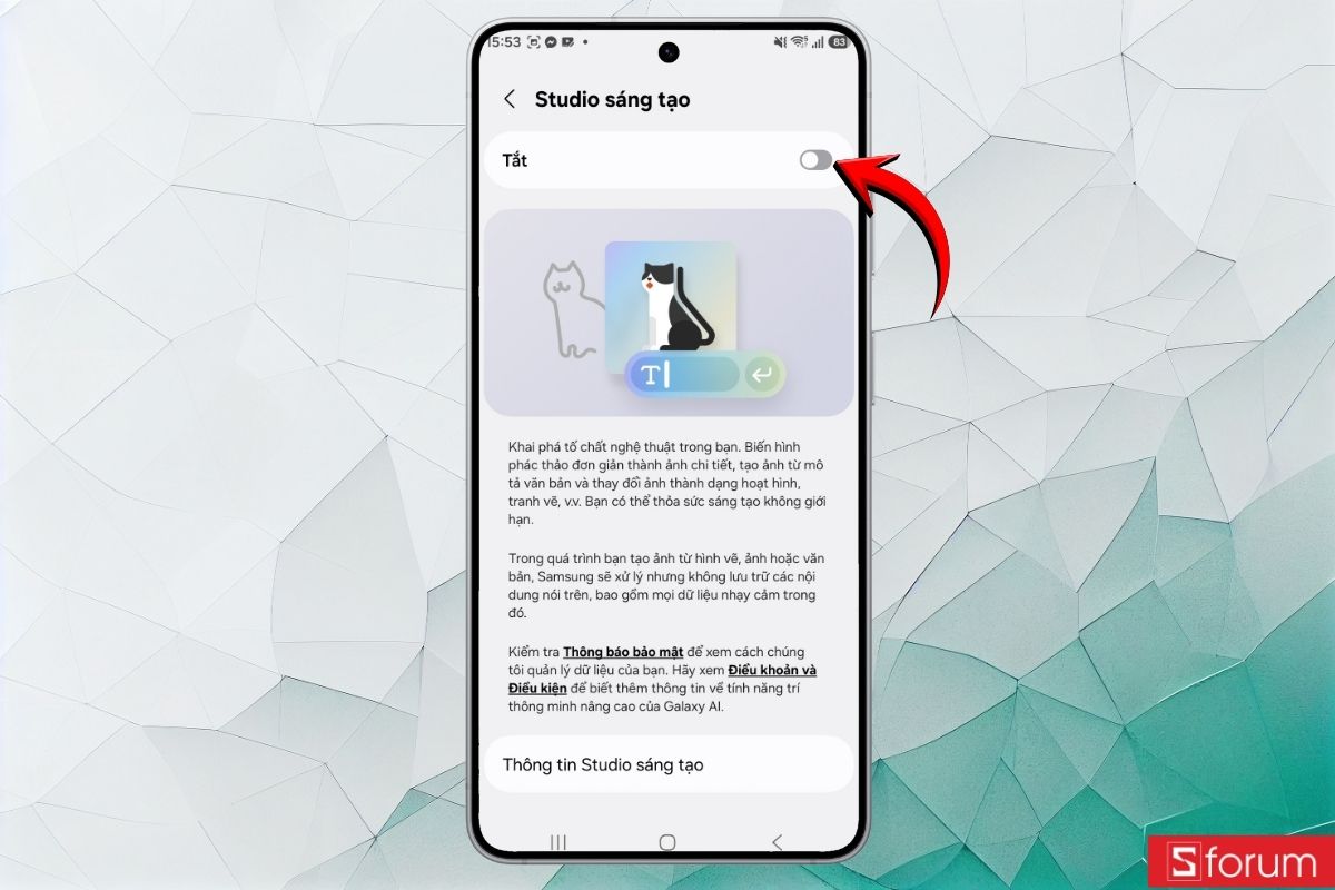 Hướng dẫn tạo sticker, thiệp hình nền với Creative Studio Galaxy S26 5