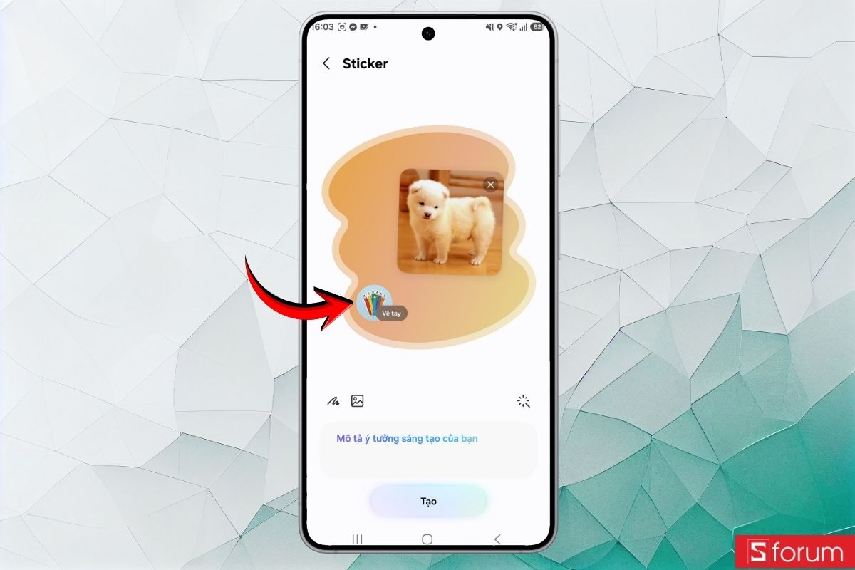 Hướng dẫn tạo sticker, thiệp hình nền với Creative Studio Galaxy S26 9