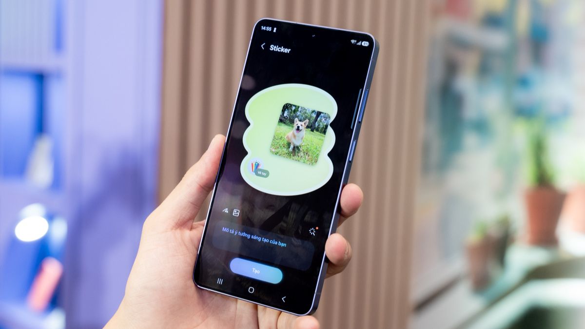 Hướng dẫn tạo sticker, thiệp hình nền với Creative Studio Galaxy S26 bg