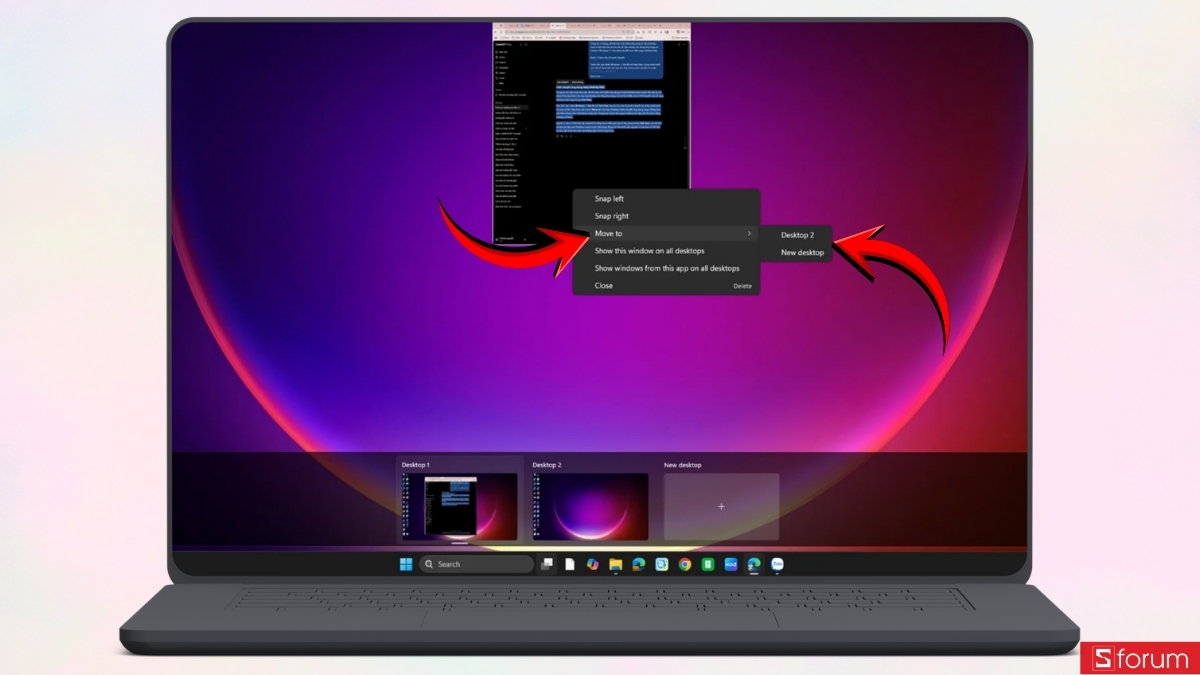 Cách tạo Virtual Desktop trên Windows 11 để học tập và làm việc gọn gàng hơn 12
