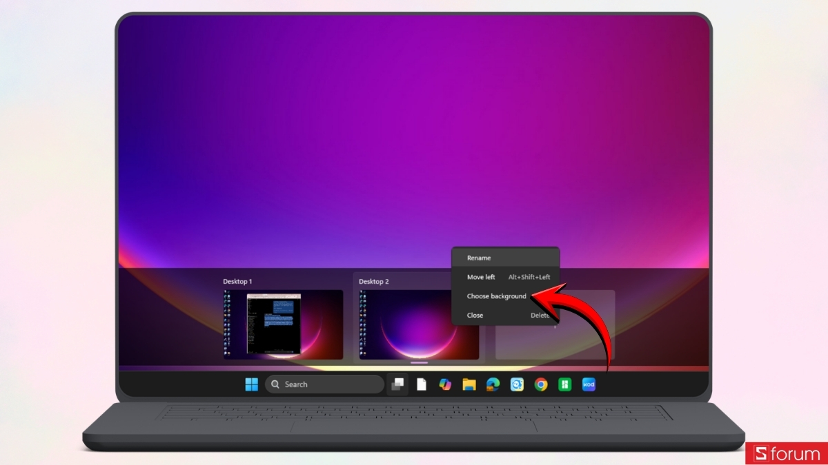 Cách tạo Virtual Desktop trên Windows 11 để học tập và làm việc gọn gàng hơn 16