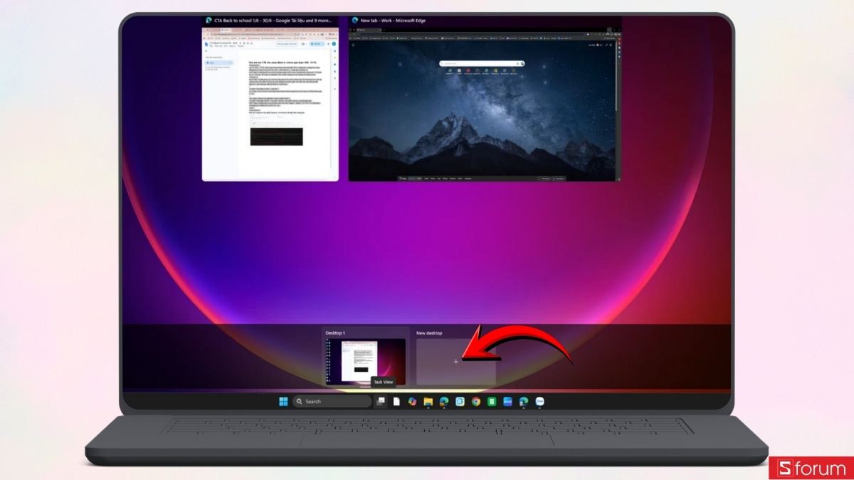 Cách tạo Virtual Desktop trên Windows 11 để học tập và làm việc gọn gàng hơn 7