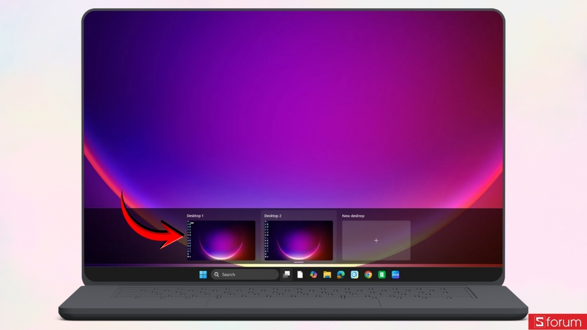 Cách tạo Virtual Desktop trên Windows 11 để học tập và làm việc gọn gàng hơn 8