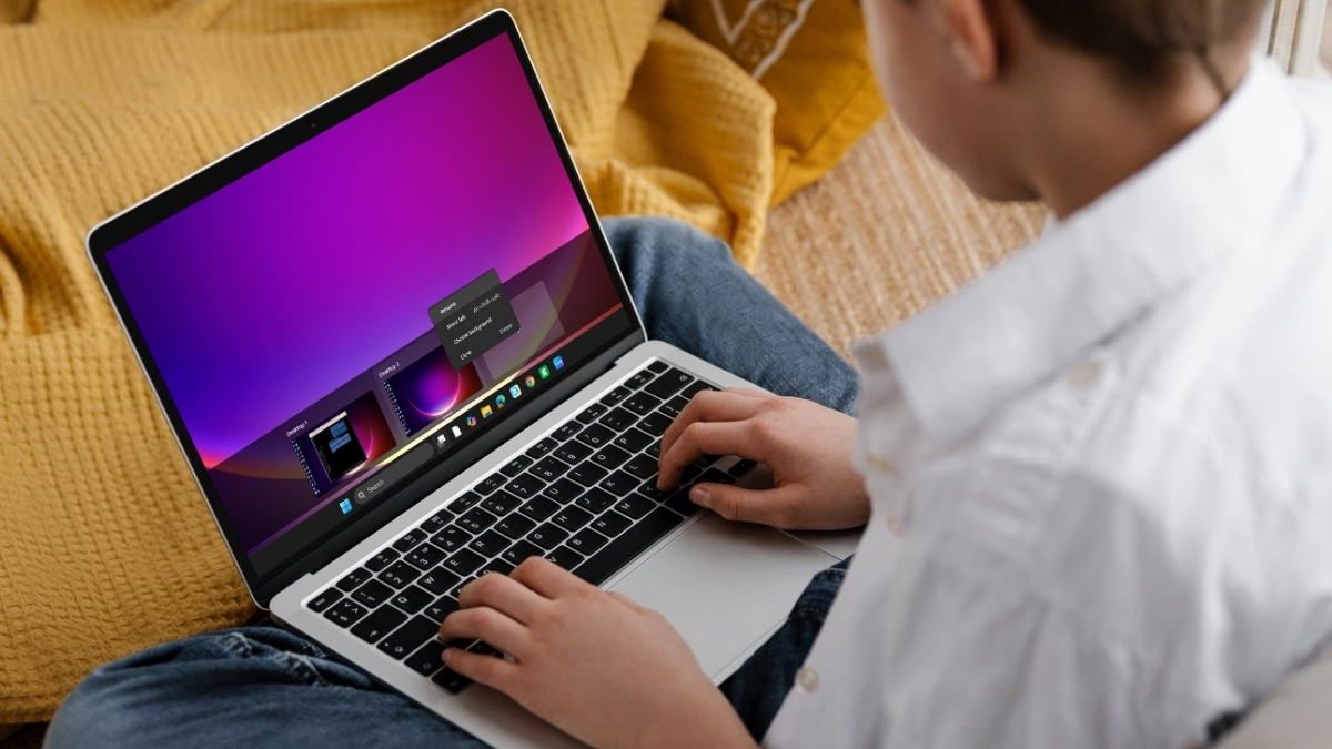 Cách tạo Virtual Desktop trên Windows 11 để học tập và làm việc gọn gàng hơn bg