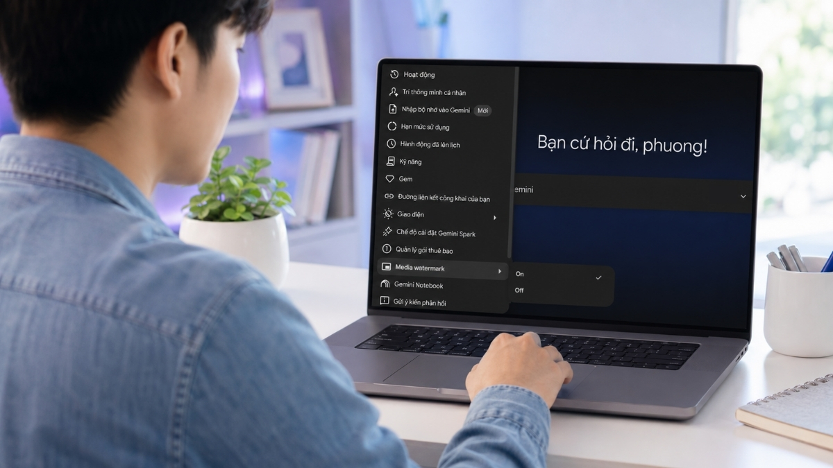 Cách tắt watermark trong ảnh, video Gemini để nội dung trông tự nhiên hơn