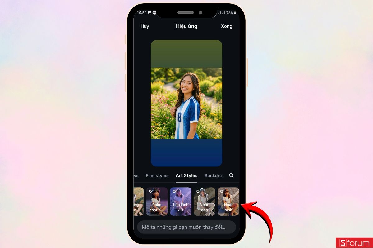 Thay đổi phong cách ảnh bằng AI trên Story Instagram chỉ với vài thao tác đơn giản 5