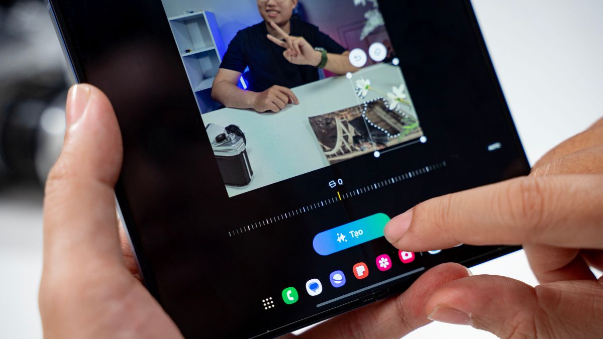 Cách dùng tính năng thay đổi vị trí vật thể, tạo vật thể trong hình trên Galaxy AI của Z Fold6 và Z Flip6