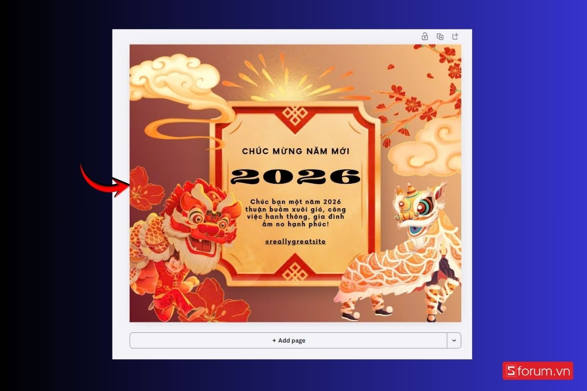 Tạo thiệp chúc Tết Canva 2026 – Tết Bính Ngọ đơn giản mà bạn không nên bỏ qua 3