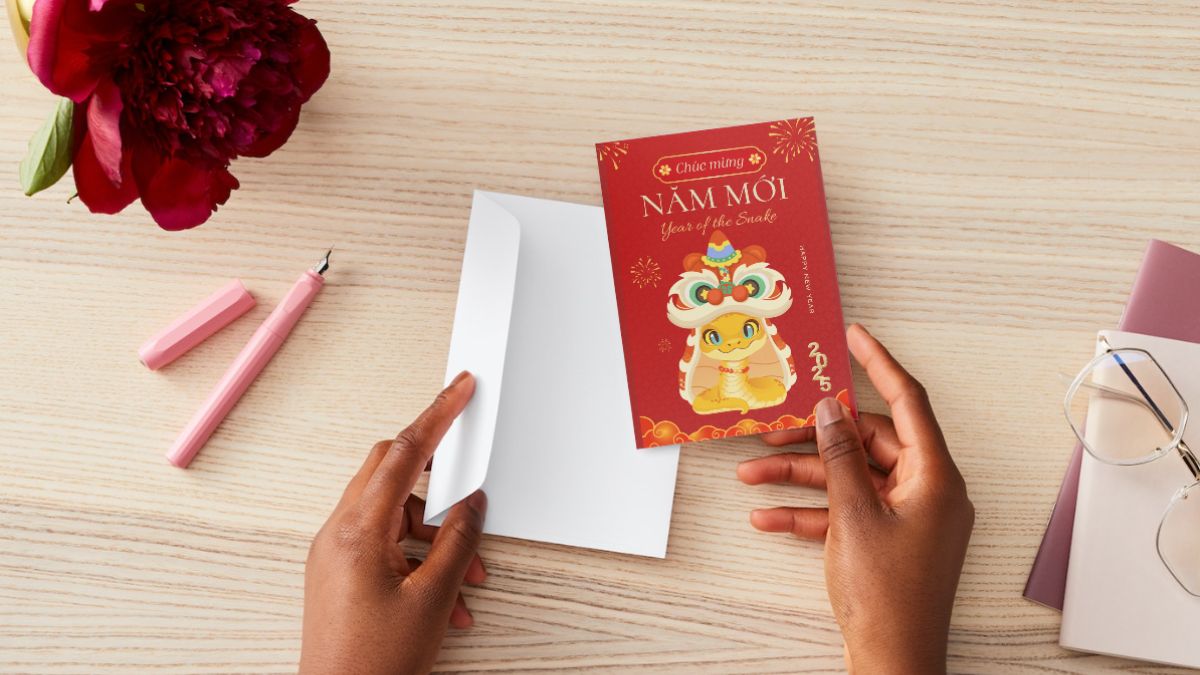 Lưu ngay cách tạo thiệp chúc Tết Canva đơn giản và sáng tạo