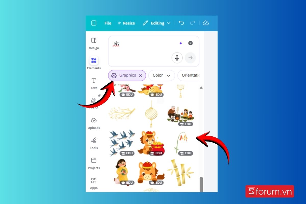 Cách thiết kế bao lì xì Tết bằng Canva đơn giản mà ai cũng làm được 8