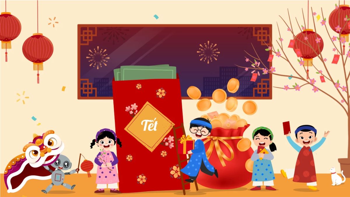 Cách thiết kế bao lì xì Tết bằng Canva đơn giản mà ai cũng làm được