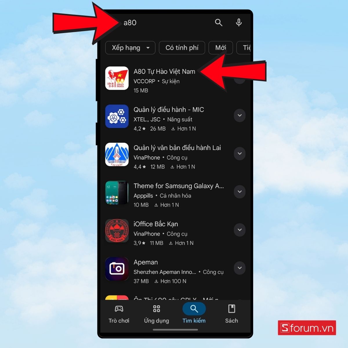 Ứng dụng A80 4
