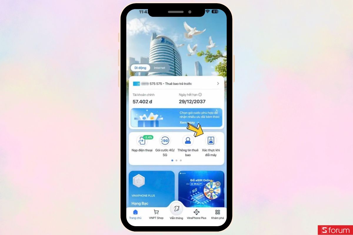 Cách xác thực khuôn mặt khi đổi SIM sang máy mới nhanh chóng, tránh bị khóa thuê bao 25
