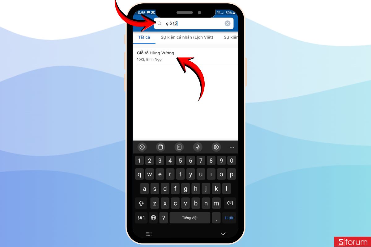 Cách xem lịch nghỉ Giỗ Tổ Hùng Vương trên app Lịch Vạn Niên 2026 nhanh và chính xác 12