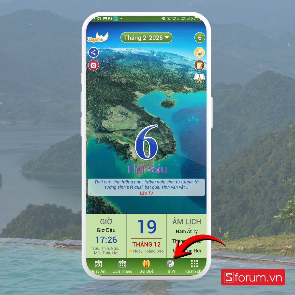 Hướng dẫn xem tuổi xông đất Tết qua app nhanh và chính xác 3