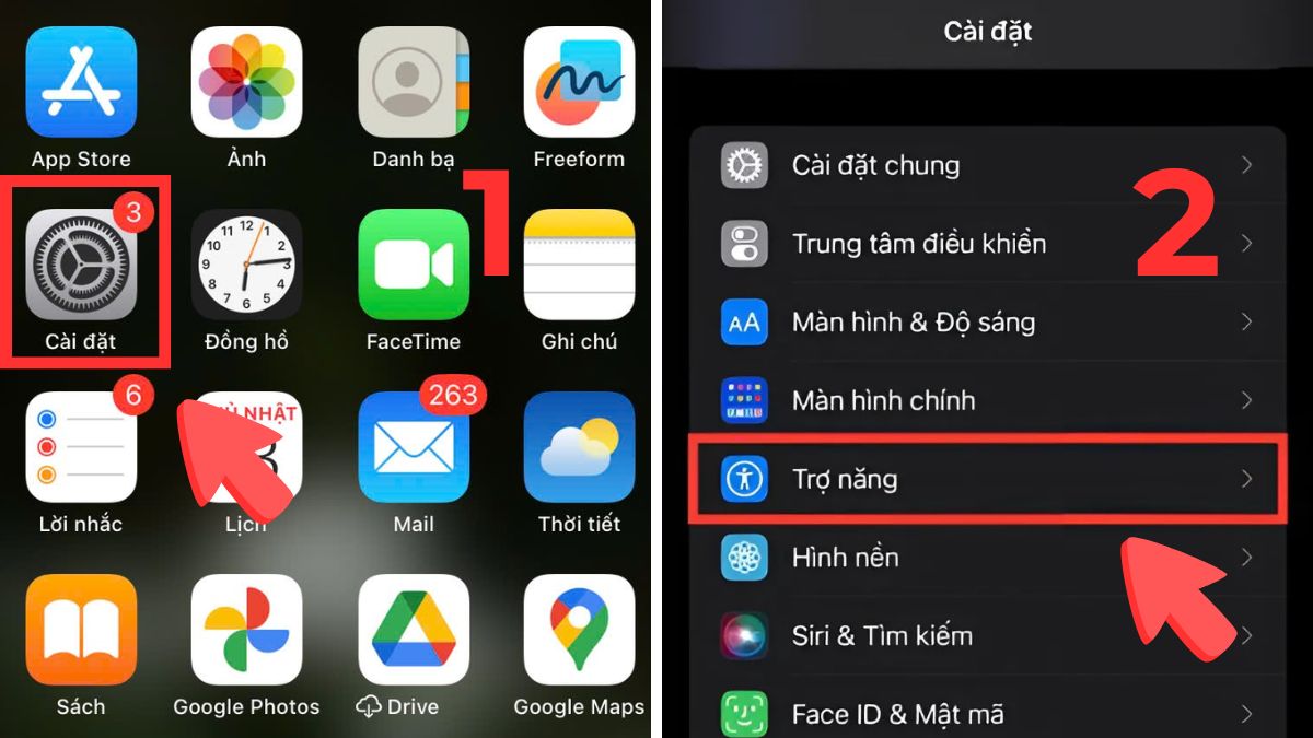 Hướng dẫn cách đổi màu thanh Dock trên iPhone iOS 15 bước 1